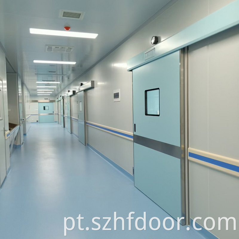 Automatic hospital protective door